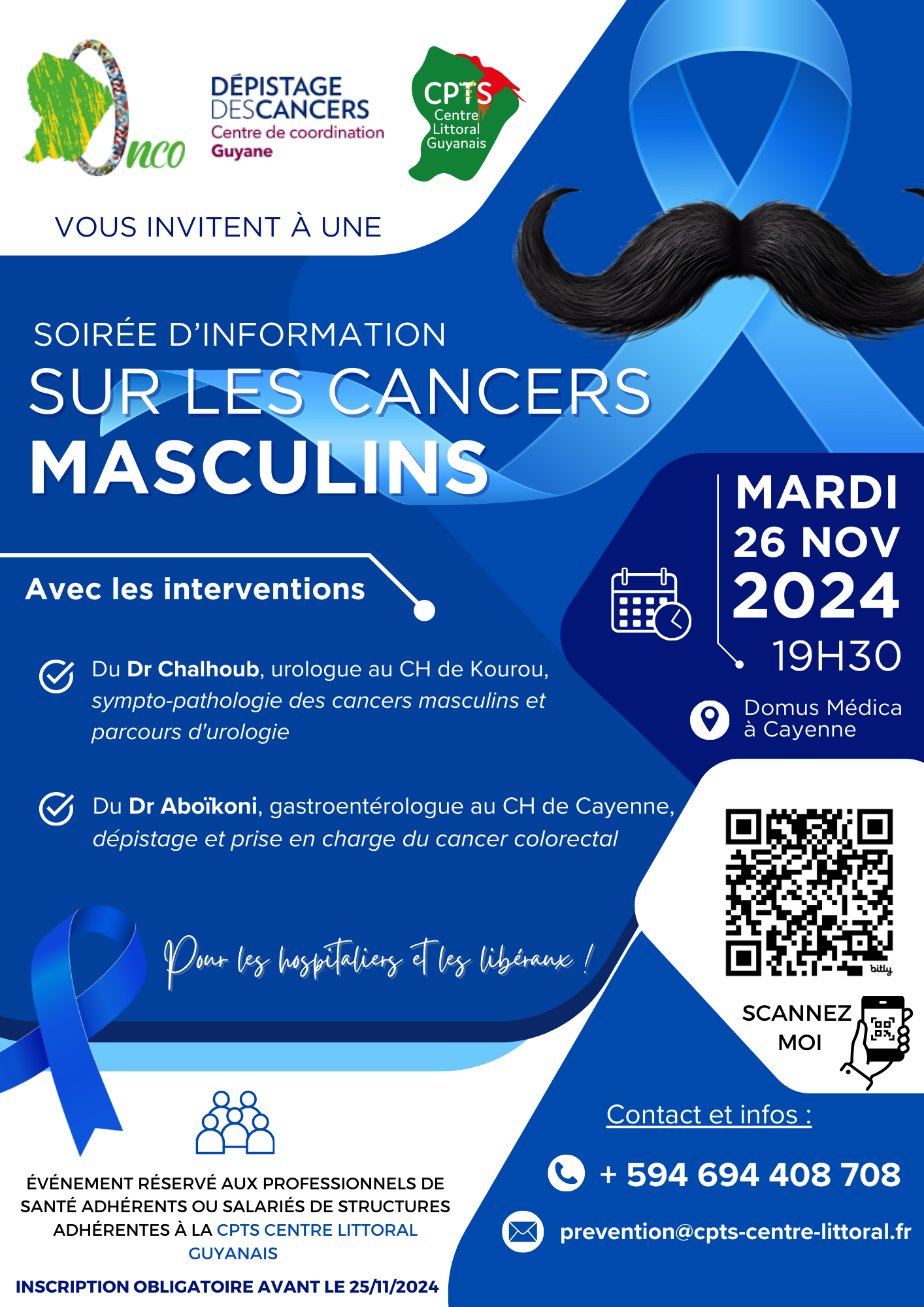 Soirée de sensibilisation Movember 2024