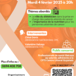 Affiche webinaire Cancer et Nutrition